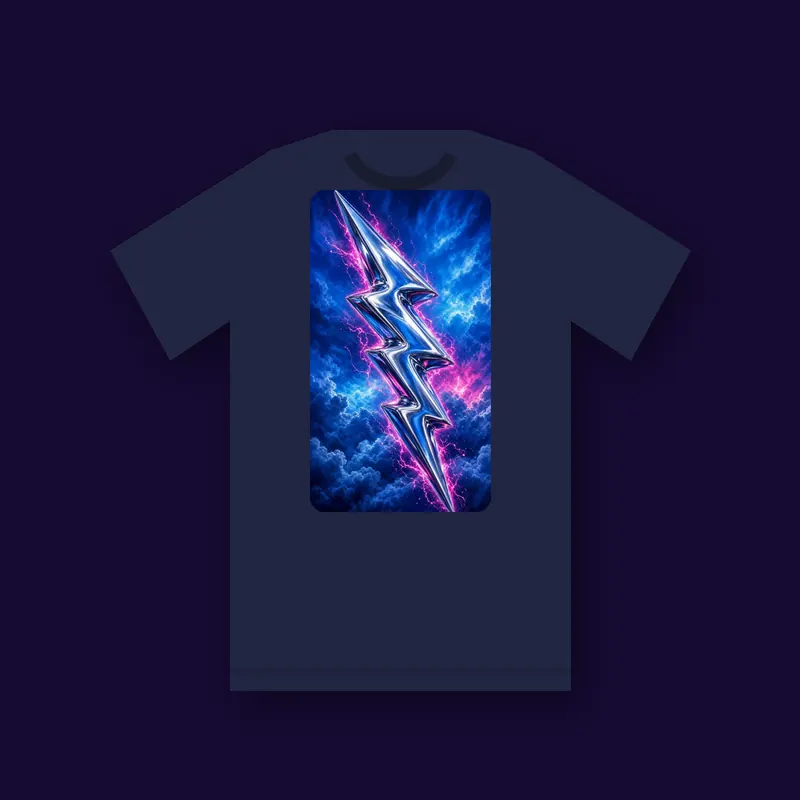 Chrome Bolt matching tee