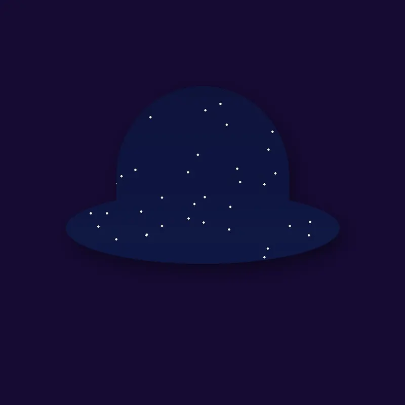 Night Surf Bucket hat