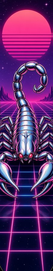 Chrome Scorpion Guardian flat artwork