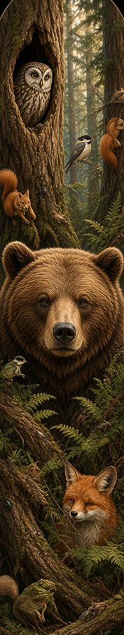 Hidden Bear Woods flat artwork