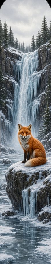 Icefall Fox flat artwork