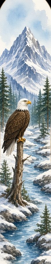 River Eagle flat artwork