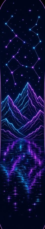Starlit Peaks flat artwork