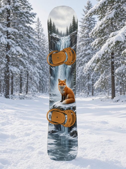 Icefall Fox snowboard wrap