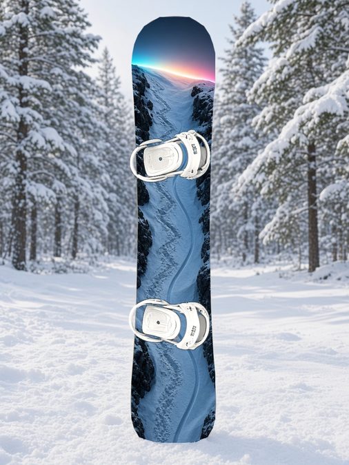 Skin Track Chute snowboard wrap