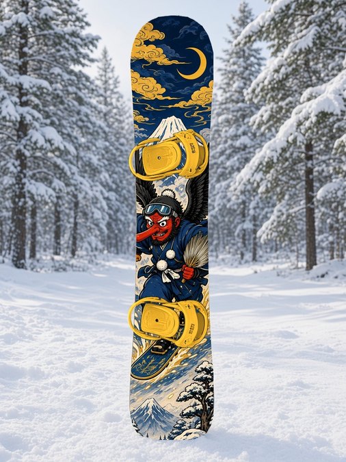 Tengu Mountain Guardian snowboard wrap
