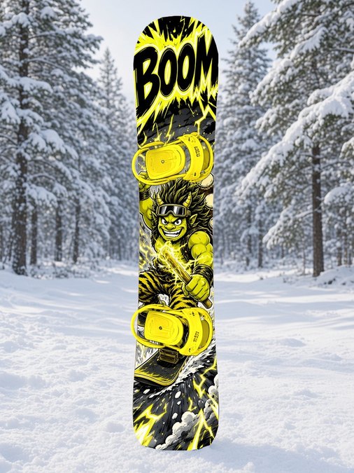 Thunder Oni Boom snowboard wrap