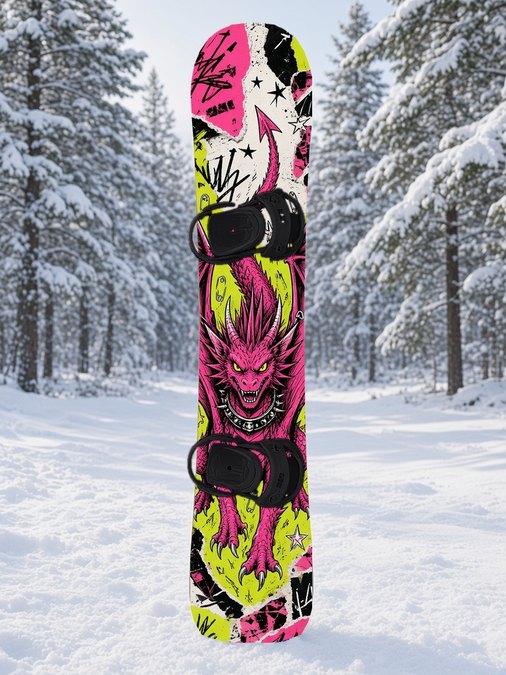 Safety Pin Wyvern snowboard wrap