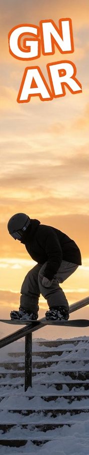 Gnar Rail Golden Hour flat artwork