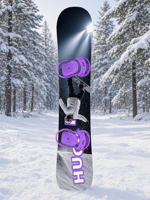 Huck It Night Backflip snowboard wrap