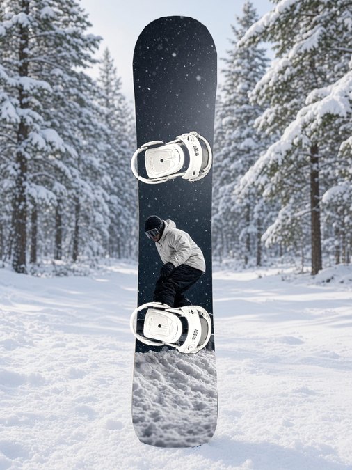 Night Rail Lipslide snowboard wrap