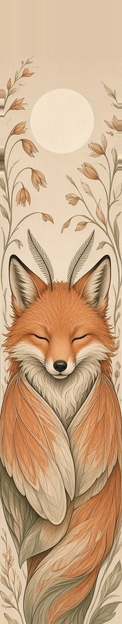 Calm Fox Moth Spirit flat artwork