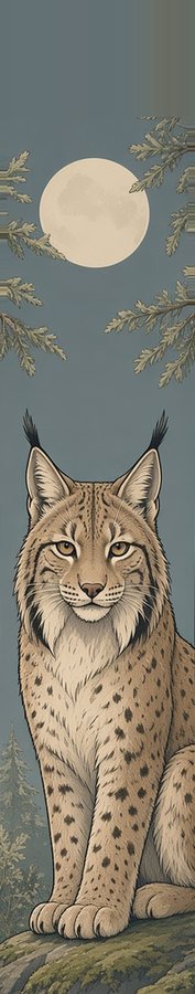 Calm Lynx Spirit flat artwork