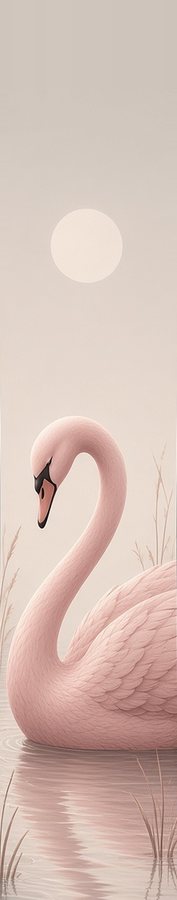 Dusty Rose Swan Spirit flat artwork