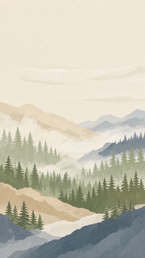 Quiet Pines flat artwork