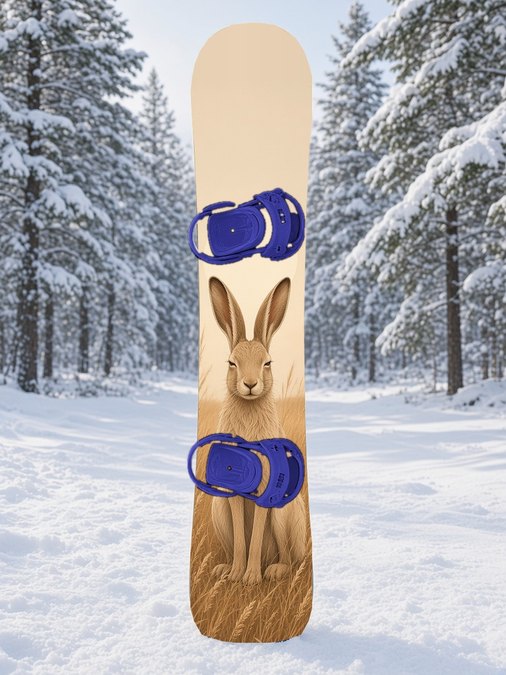 Oat Hare Spirit snowboard wrap