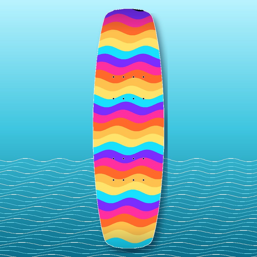 Heat Wave wakeboard wrap
