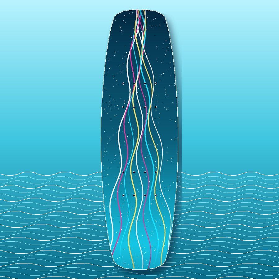 Wake Lines wakeboard wrap
